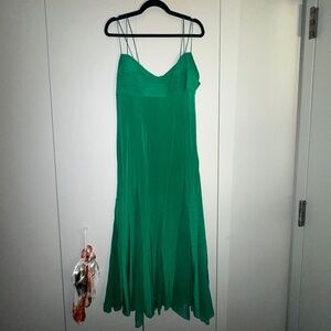 La Ligne Green Silk Dress